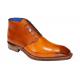 Emilio Franco "Rocco" Gold Genuine Italian Calf Leather Dress Ankle Boots.